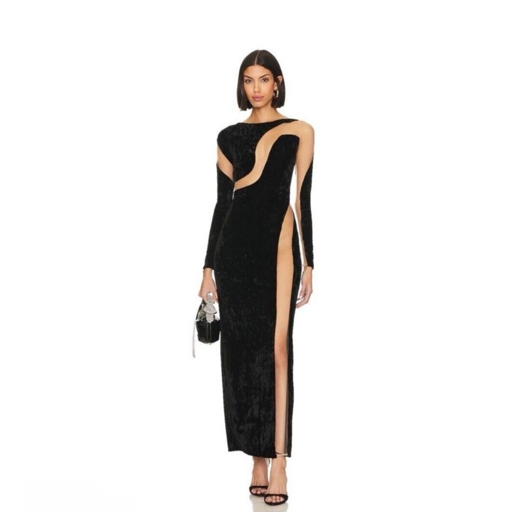 NBD Fareena Maxi Dress in Black
